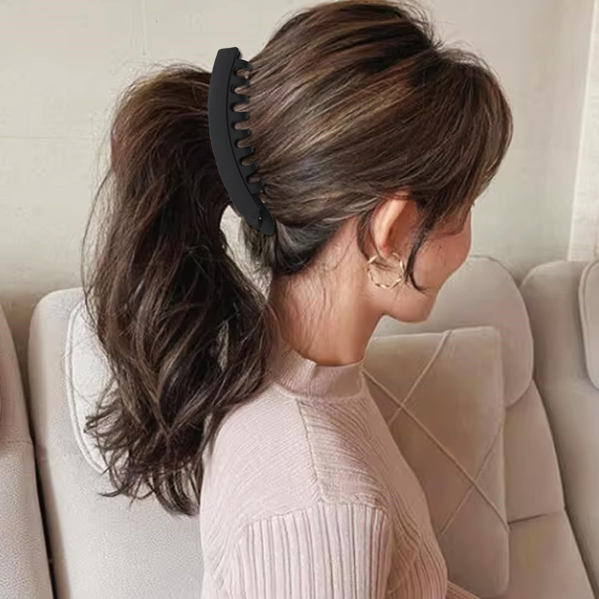 13 CM Vertical Banana Hair Clip