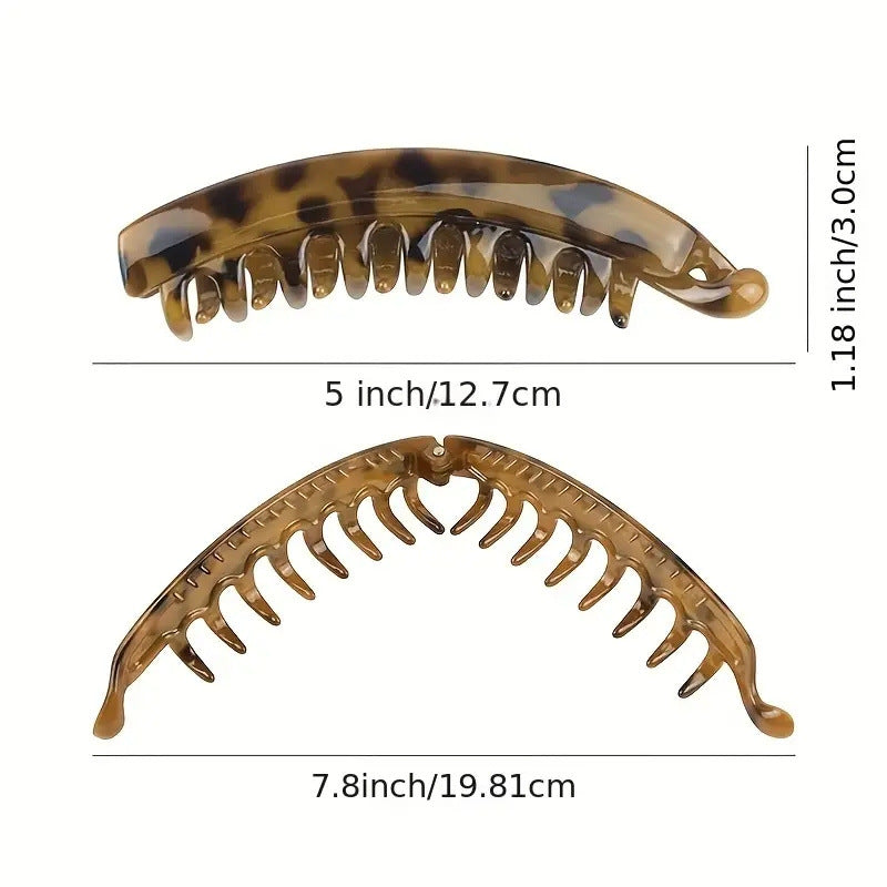 13 CM Vertical Banana Hair Clip