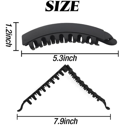 13 CM Vertical Banana Hair Clip