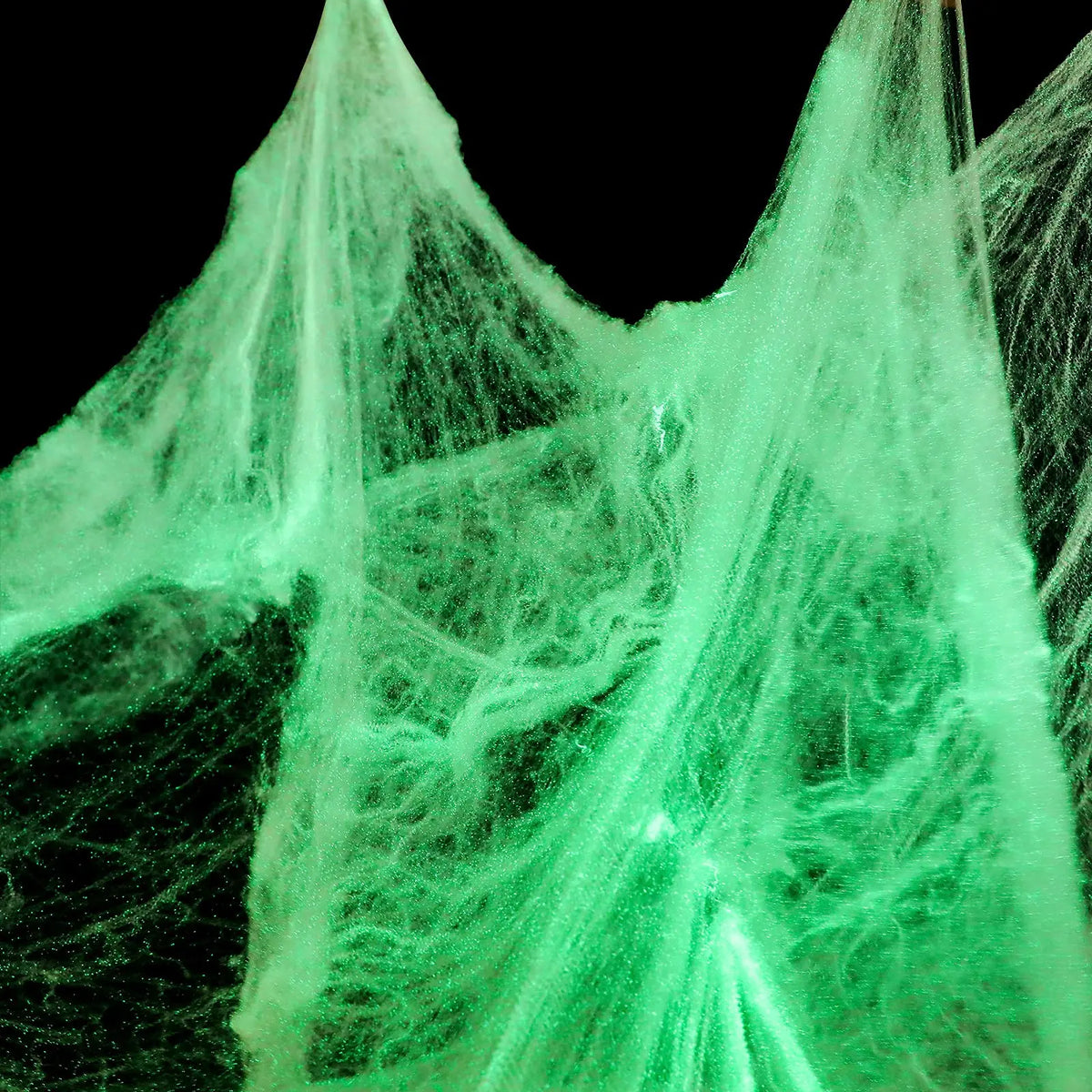 Halloween Glow in The Dark Spider Web Decoration