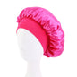 Women's Satin Solid Wide-brimmed Bonnet