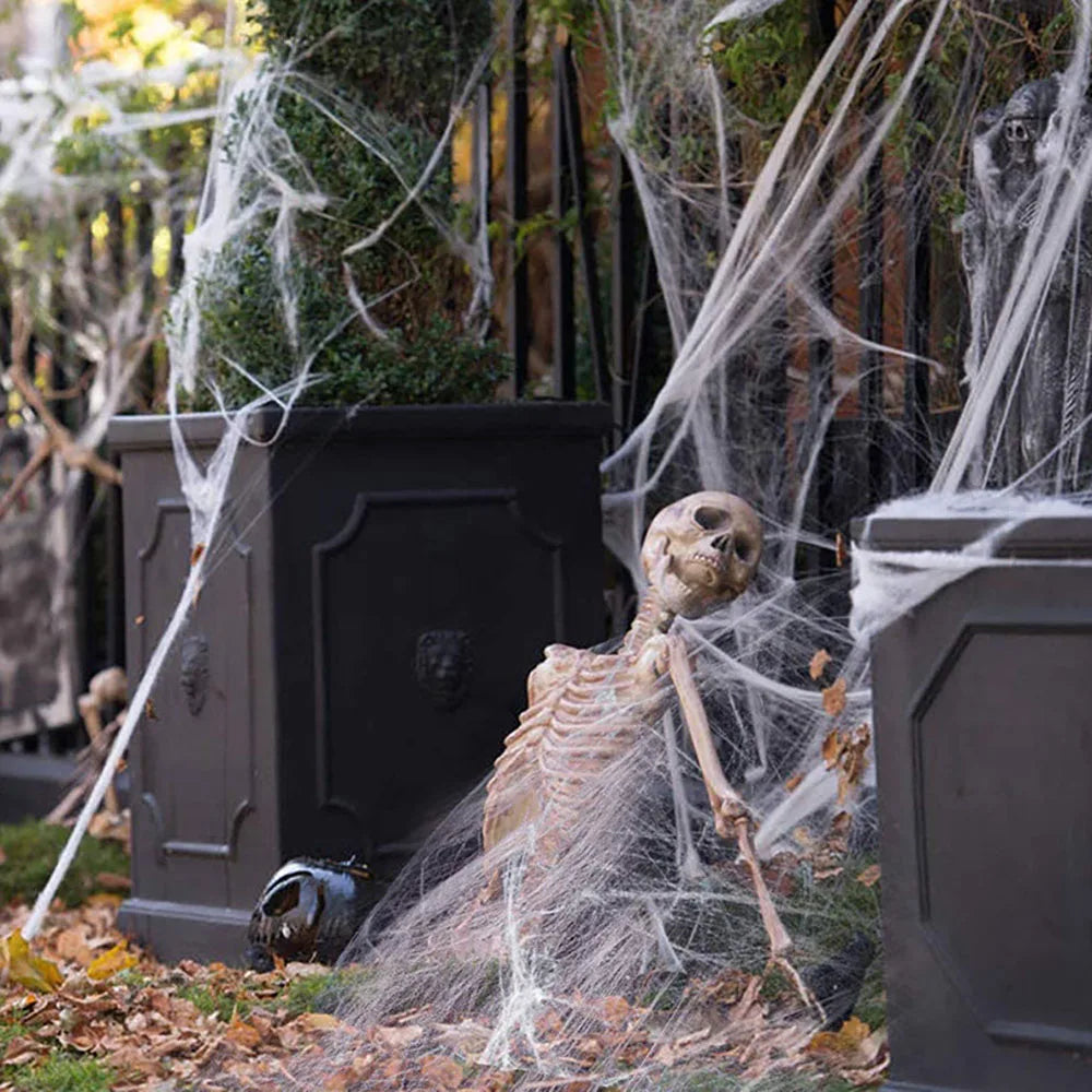 Artificial Spider Web Halloween Decoration
