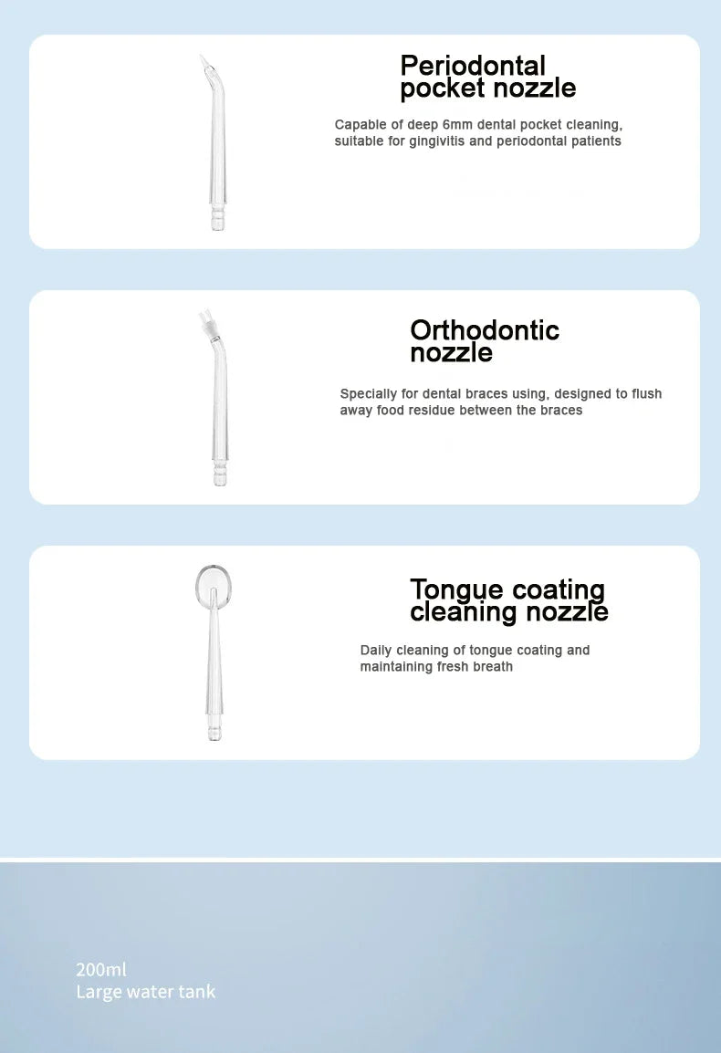 Oral Irrigator Jet Flosser