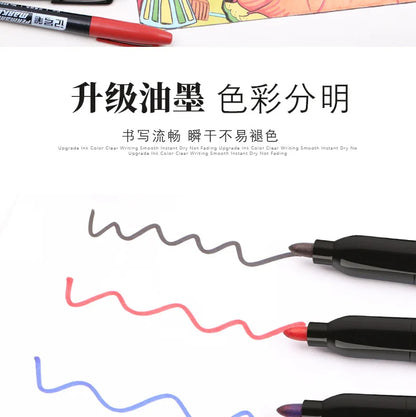 6 PCS Permanent Marker Pen