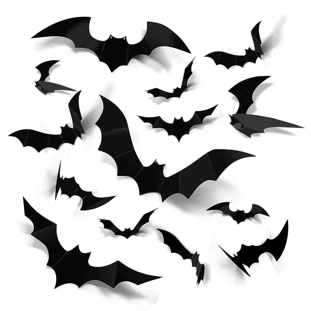 3D Halloween Bats Decorations For Halloween