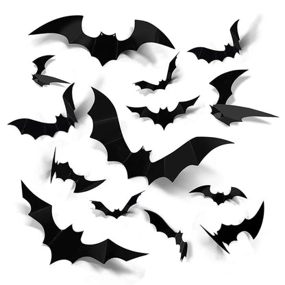 3D Halloween Bats Decorations For Halloween