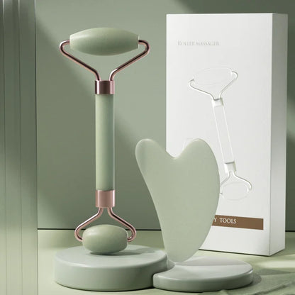 2 Piece GuaSha and Face Roller