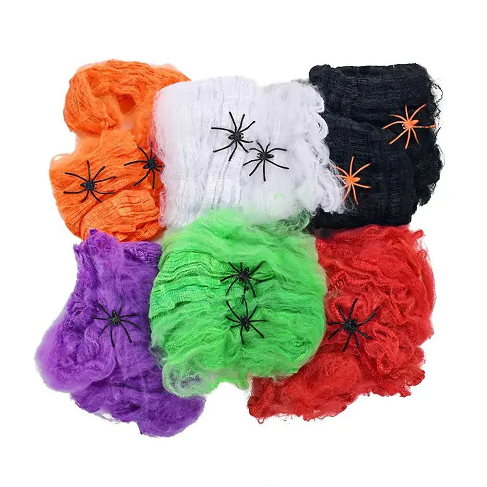 Artificial Spider Web Halloween Decoration