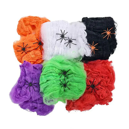 Artificial Spider Web Halloween Decoration