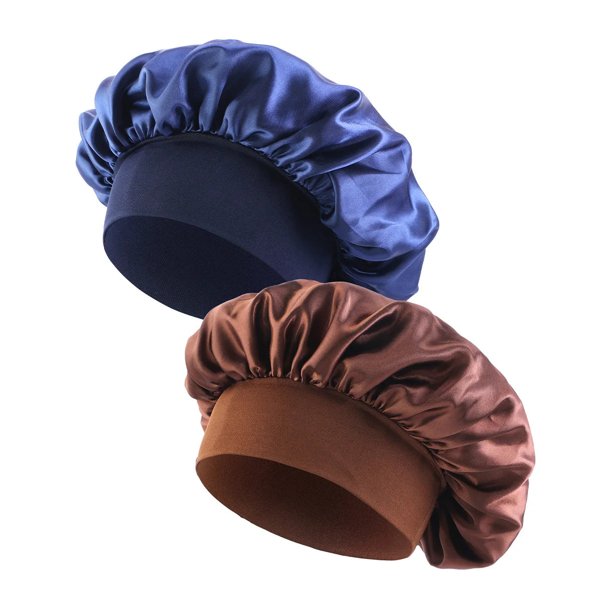 Women's Satin Solid Wide-brimmed Bonnet