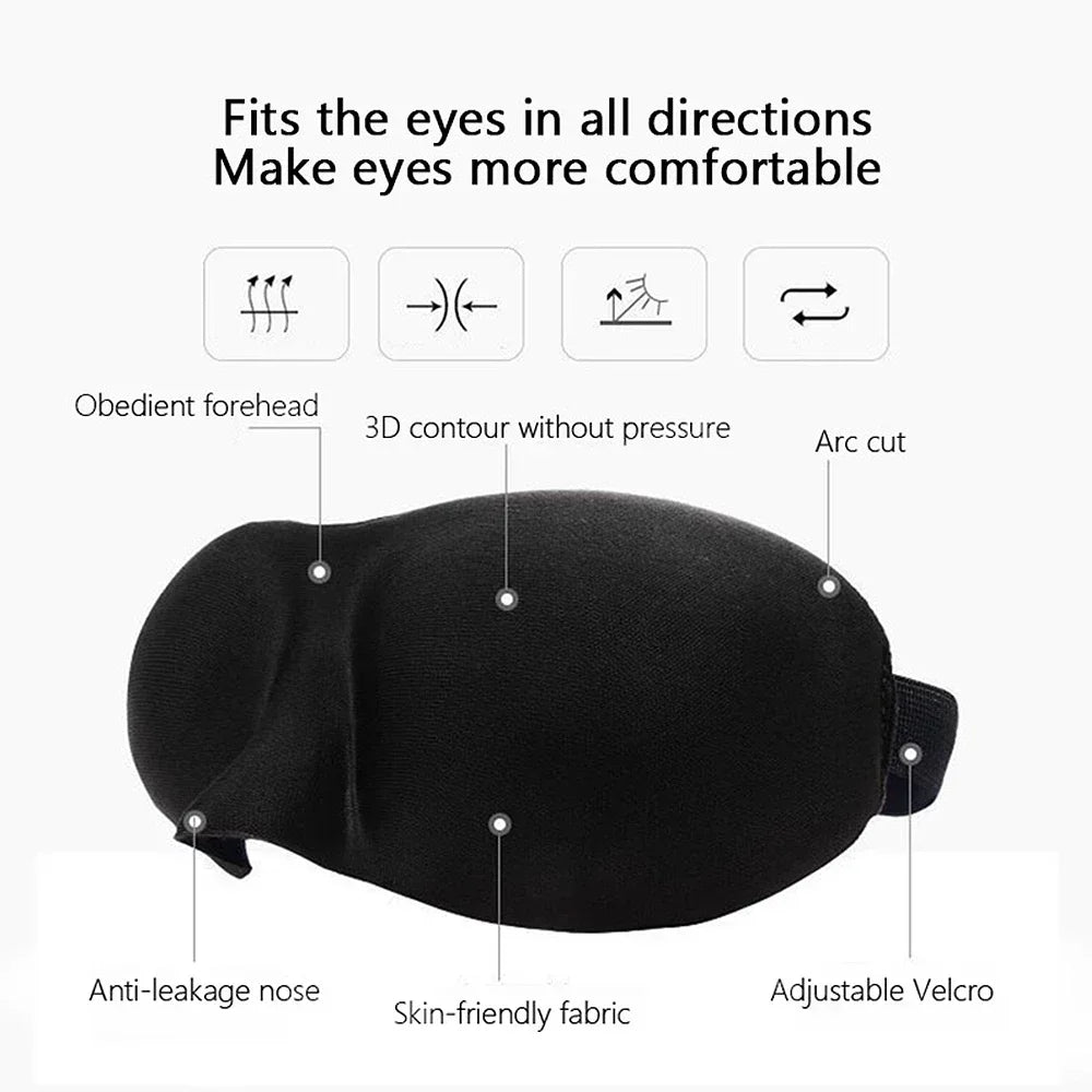 3D Shaped Sleep Facial Mask