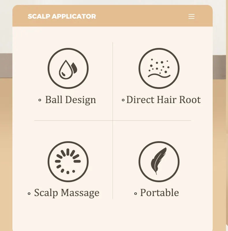 Scalp Liquid Applicator Comb
