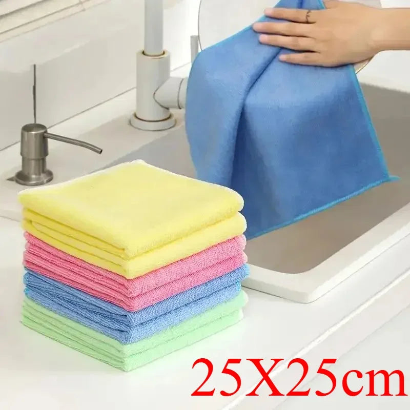 Ultra-fine Fiber Light Gray Kitchen Towel