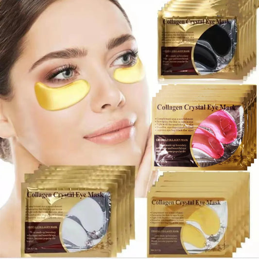 20Pcs Gold Collagen Crystal Eye Mask