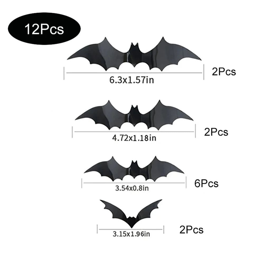 3D Halloween Bats Decorations For Halloween