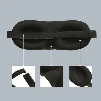 3D Shaped Sleep Facial Mask