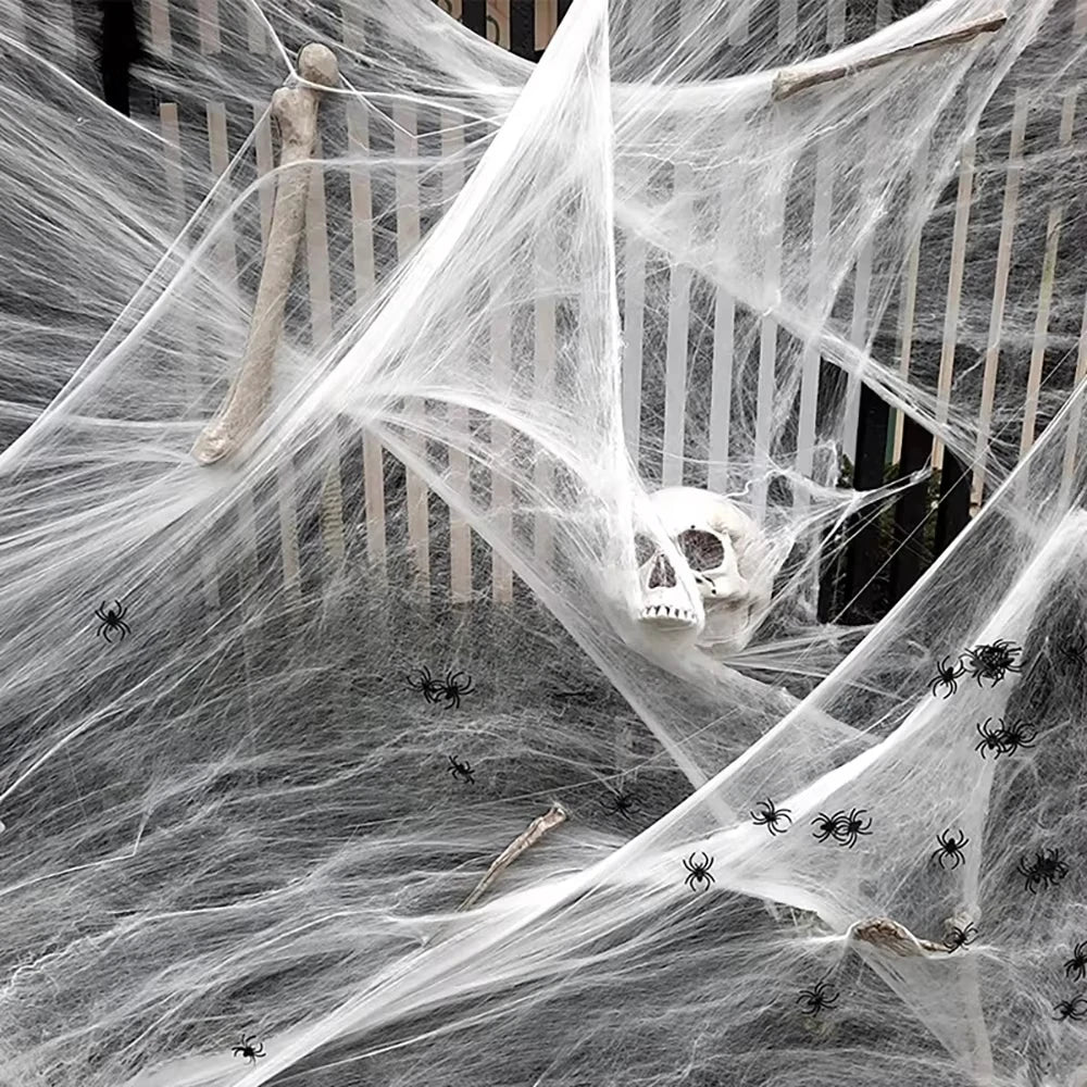 Artificial Spider Web Halloween Decoration