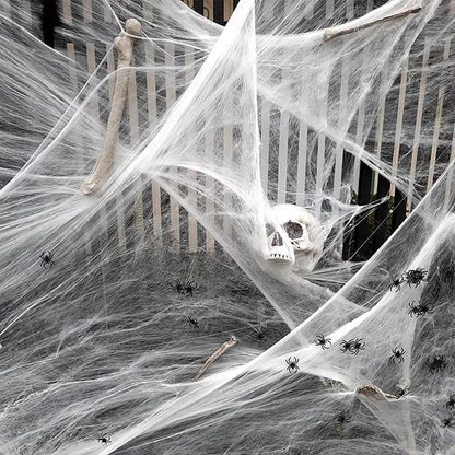 Artificial Spider Web Halloween Decoration