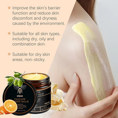 Tallow Honey Cream For Hydrating Skin