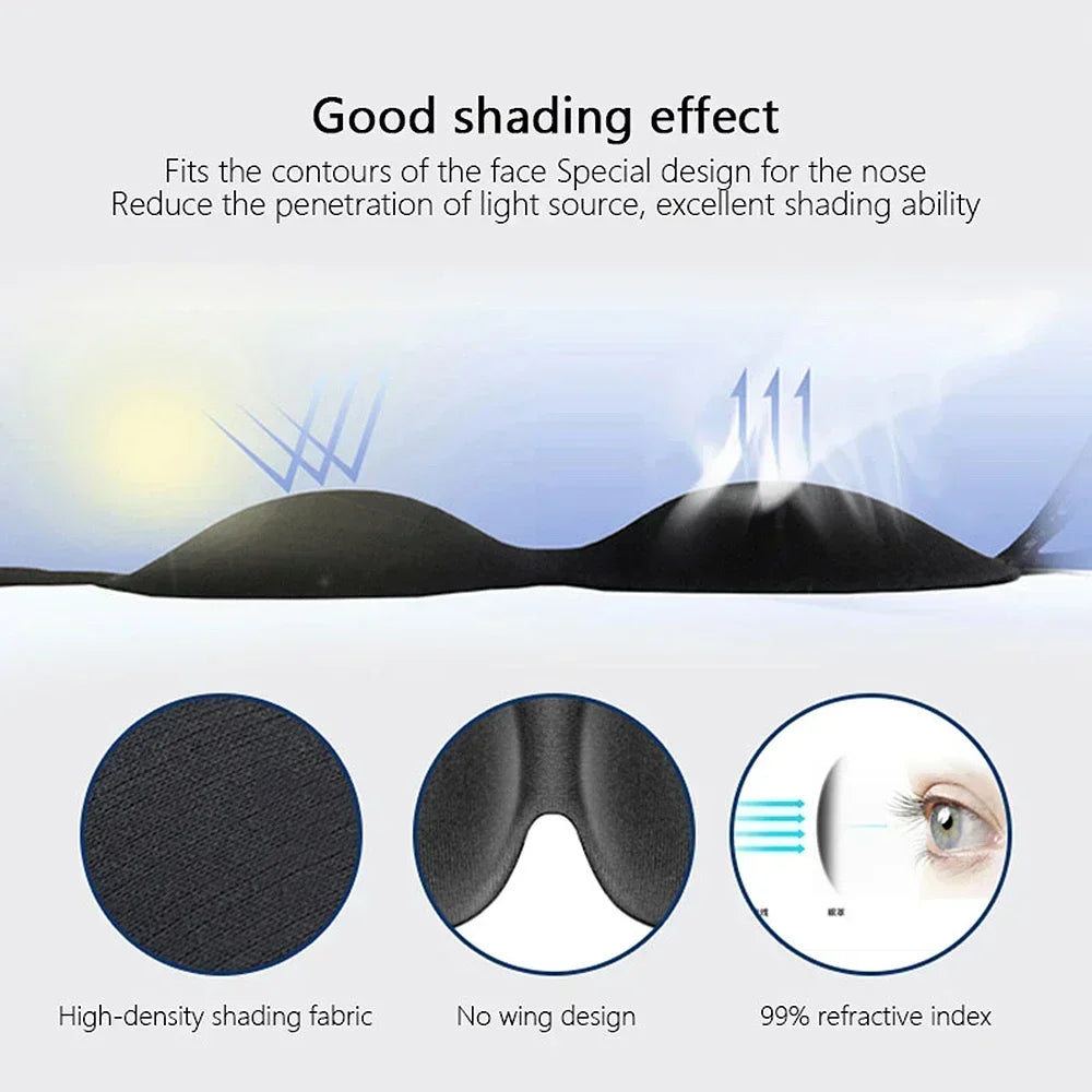 3D Shaped Sleep Facial Mask