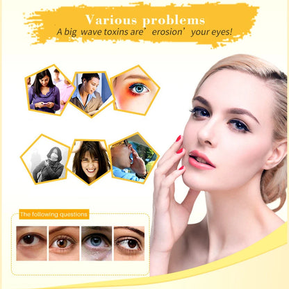 20Pcs Gold Collagen Crystal Eye Mask