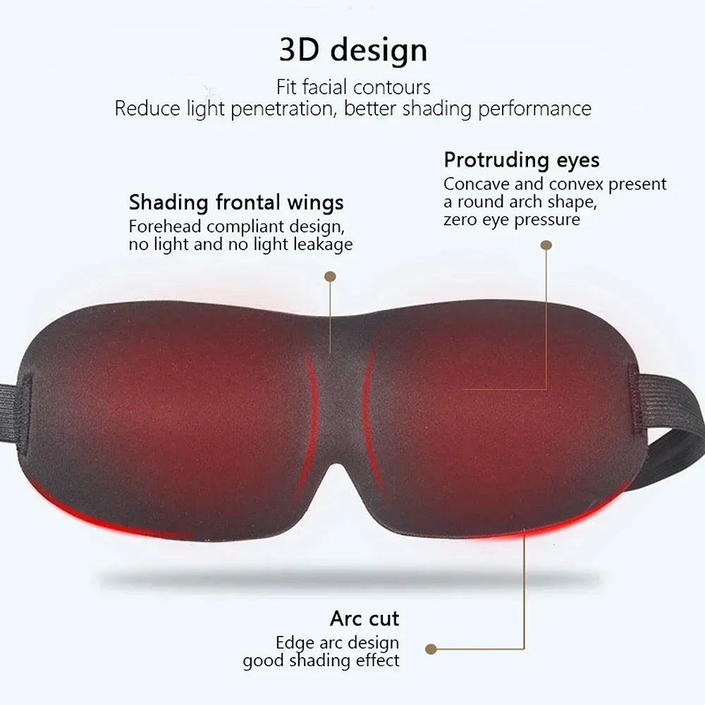 3D Shaped Sleep Facial Mask