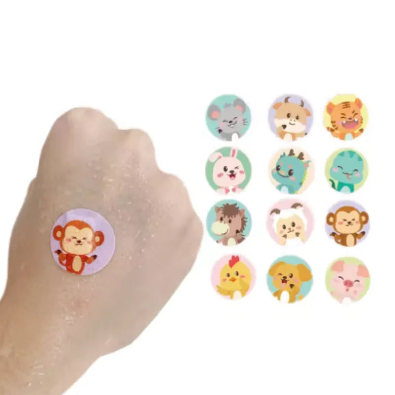 Vibrant Cartoon Waterproof Bandages For Kids