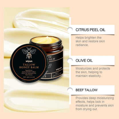 Tallow Honey Cream For Hydrating Skin