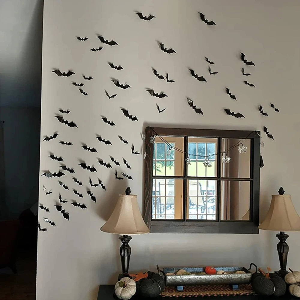 3D Halloween Bats Decorations For Halloween