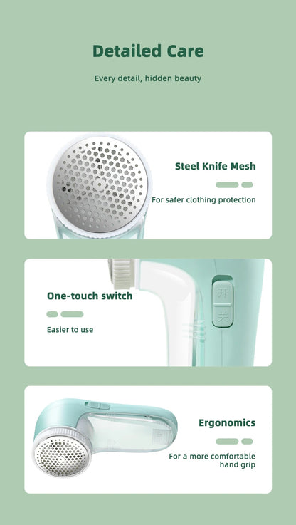 HOMEFISH Electric Clothes Fabric Lint Remover