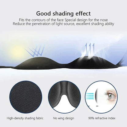 3D Shaped Sleep Facial Mask