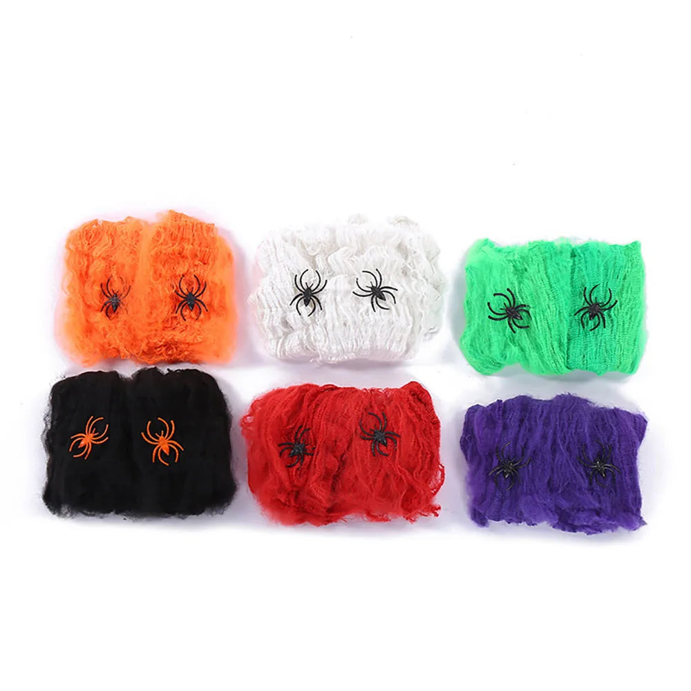 Artificial Spider Web Halloween Decoration