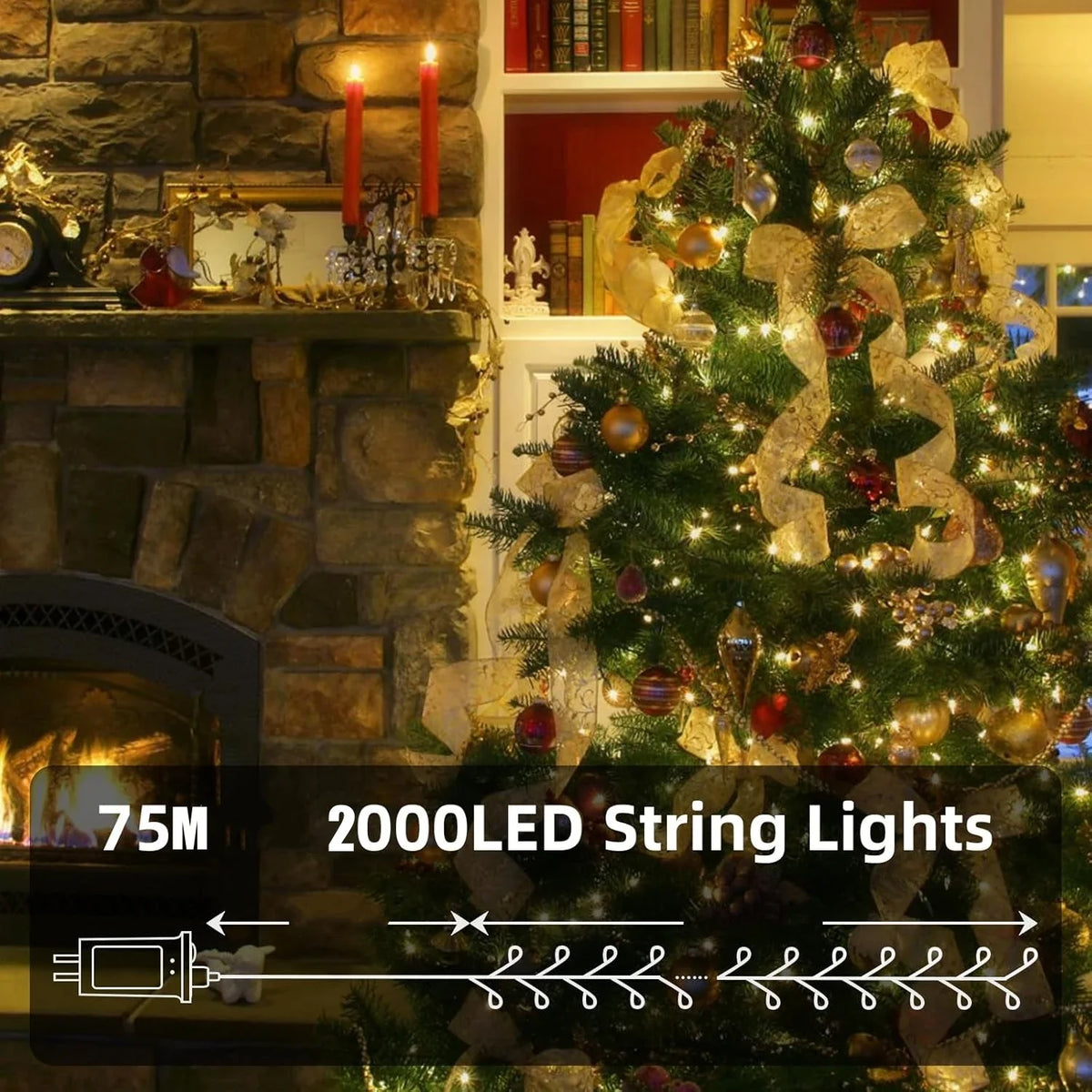 LED Firecracker String Lights [EU/US]