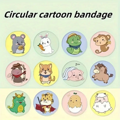 Vibrant Cartoon Waterproof Bandages For Kids