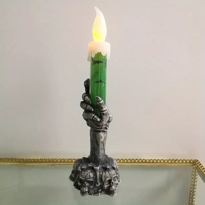 Skeleton Ghost Hands Led Candles For Halloween