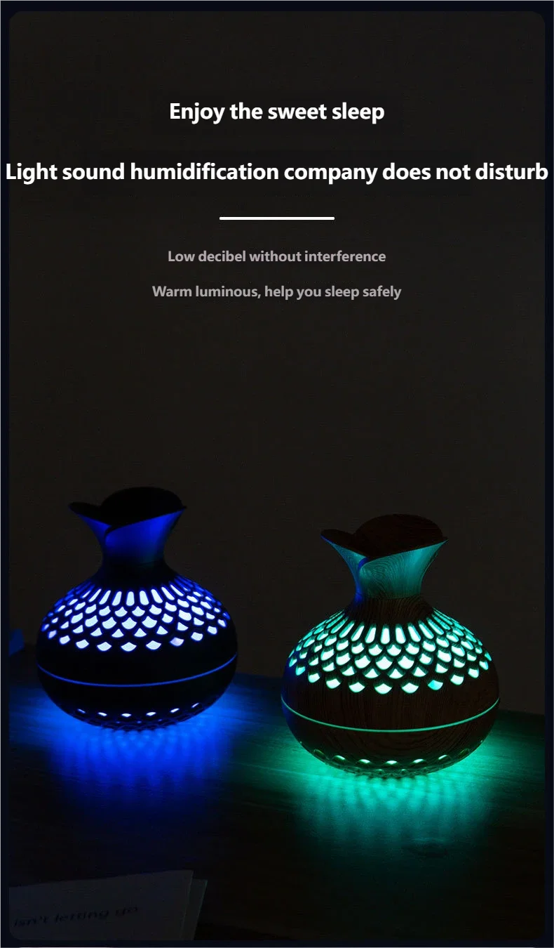 HOMEFISH 300 ml USB Mini Air Humidifier