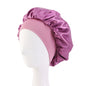 Women's Satin Solid Wide-brimmed Bonnet