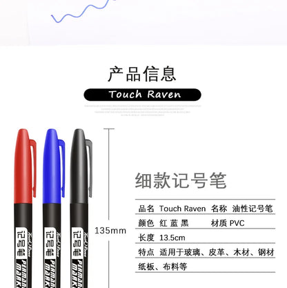 6 PCS Permanent Marker Pen