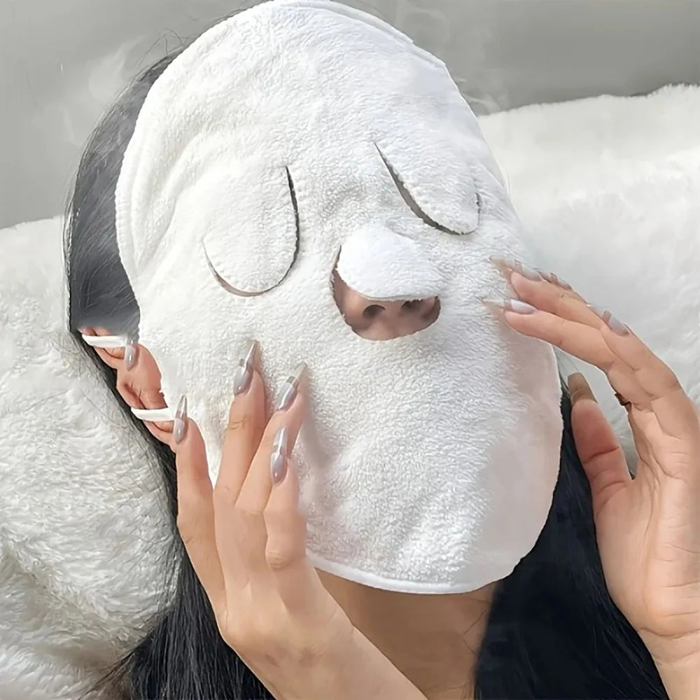 Reusable Hot and Cold Compress Face Towel Masks
