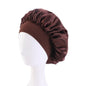 Women's Satin Solid Wide-brimmed Bonnet