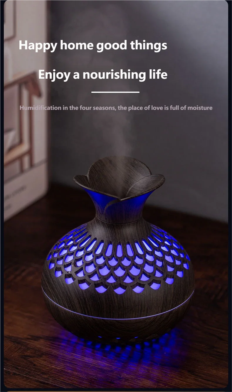 HOMEFISH 300 ml USB Mini Air Humidifier