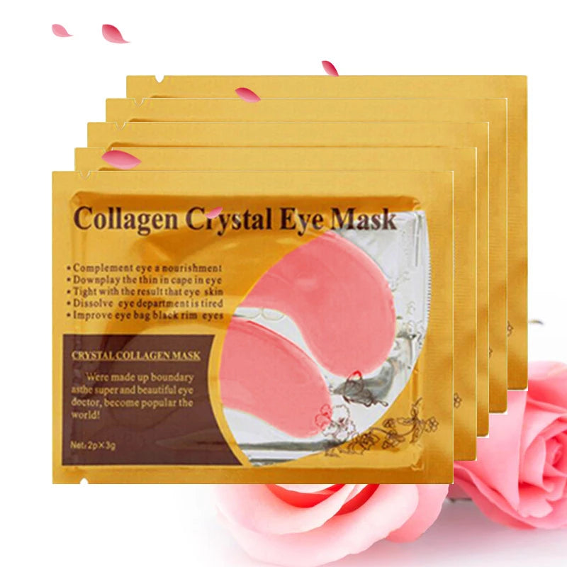 20Pcs Gold Collagen Crystal Eye Mask